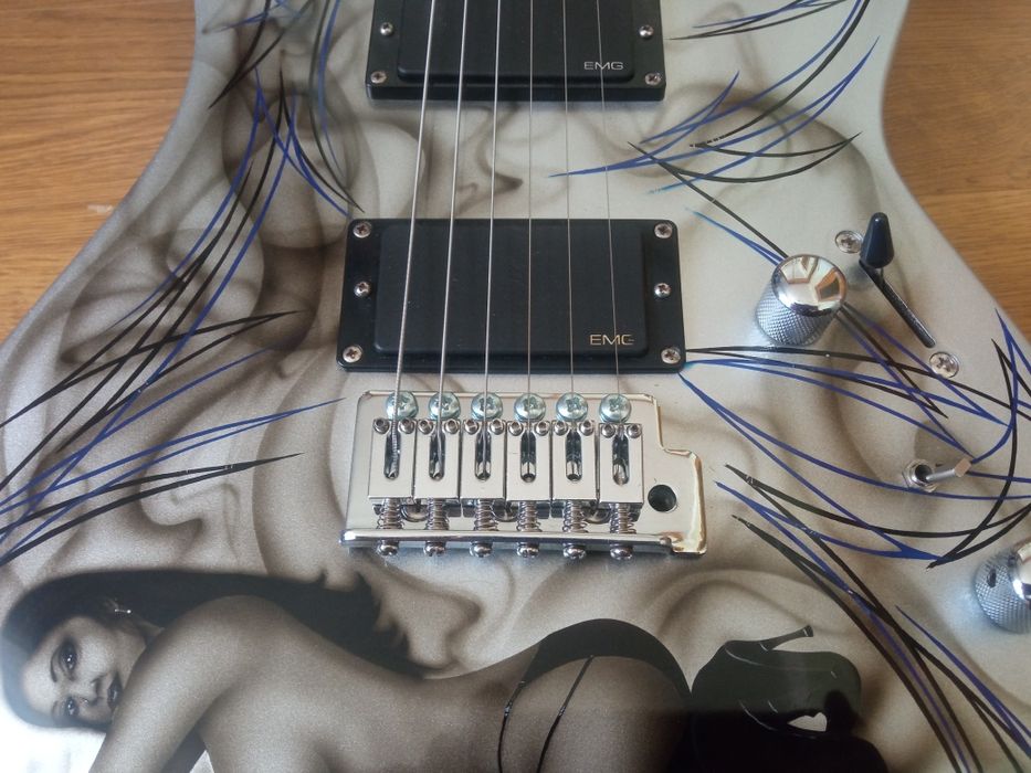 Електрогітара LTD ESP MG-550 з аерографією, в дуже хорошому стані