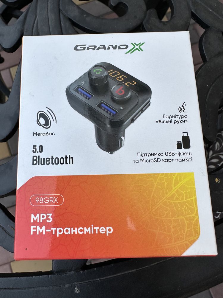 FM Трансмітер GRAND-X MegaBass