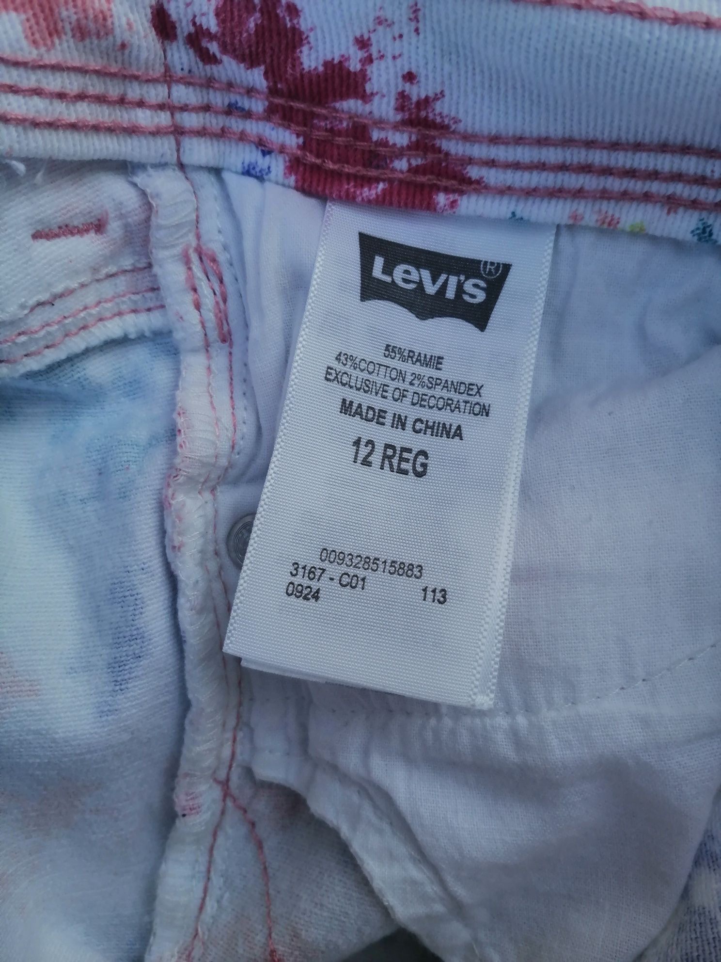 LEVI'S krótkie spodenki 140/146 Nowe