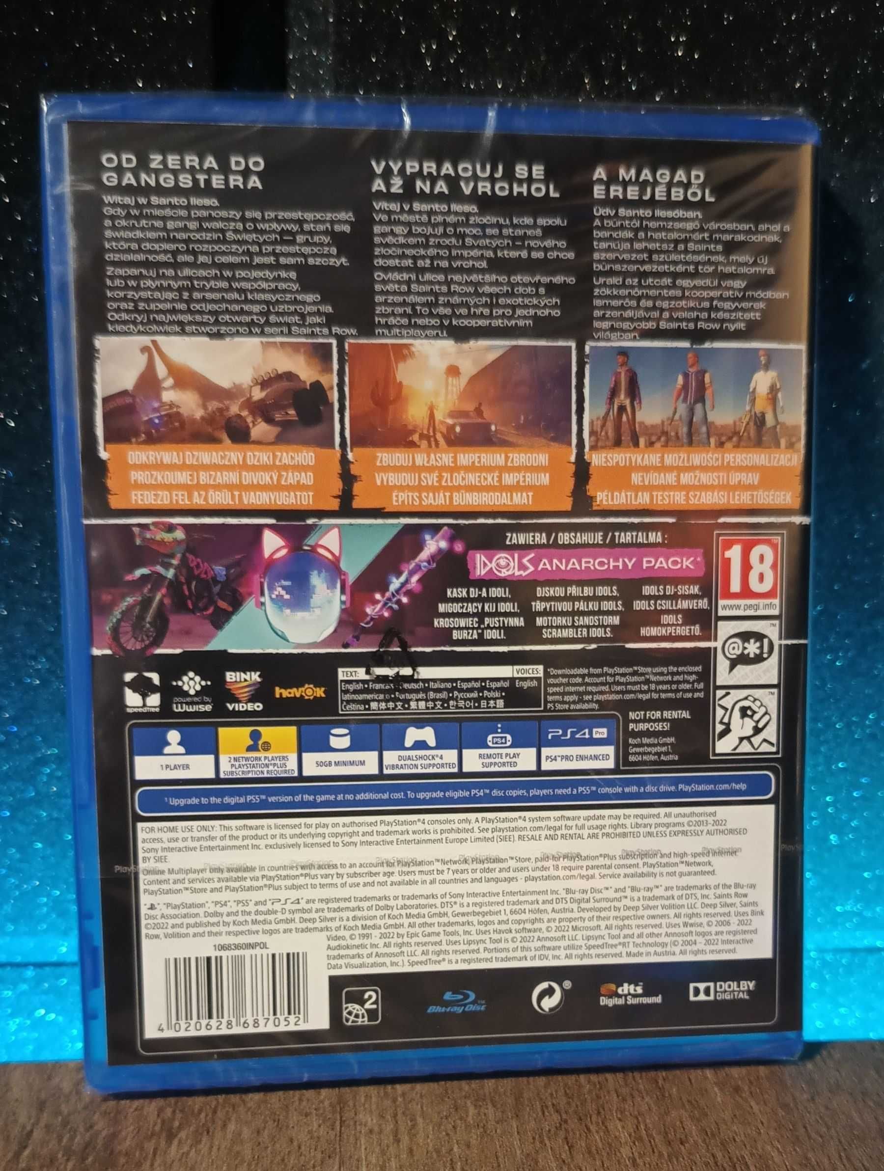 Saints Row PS4 / PS5 - gra akcji, strzelanka z humorem, w stylu GTA PL