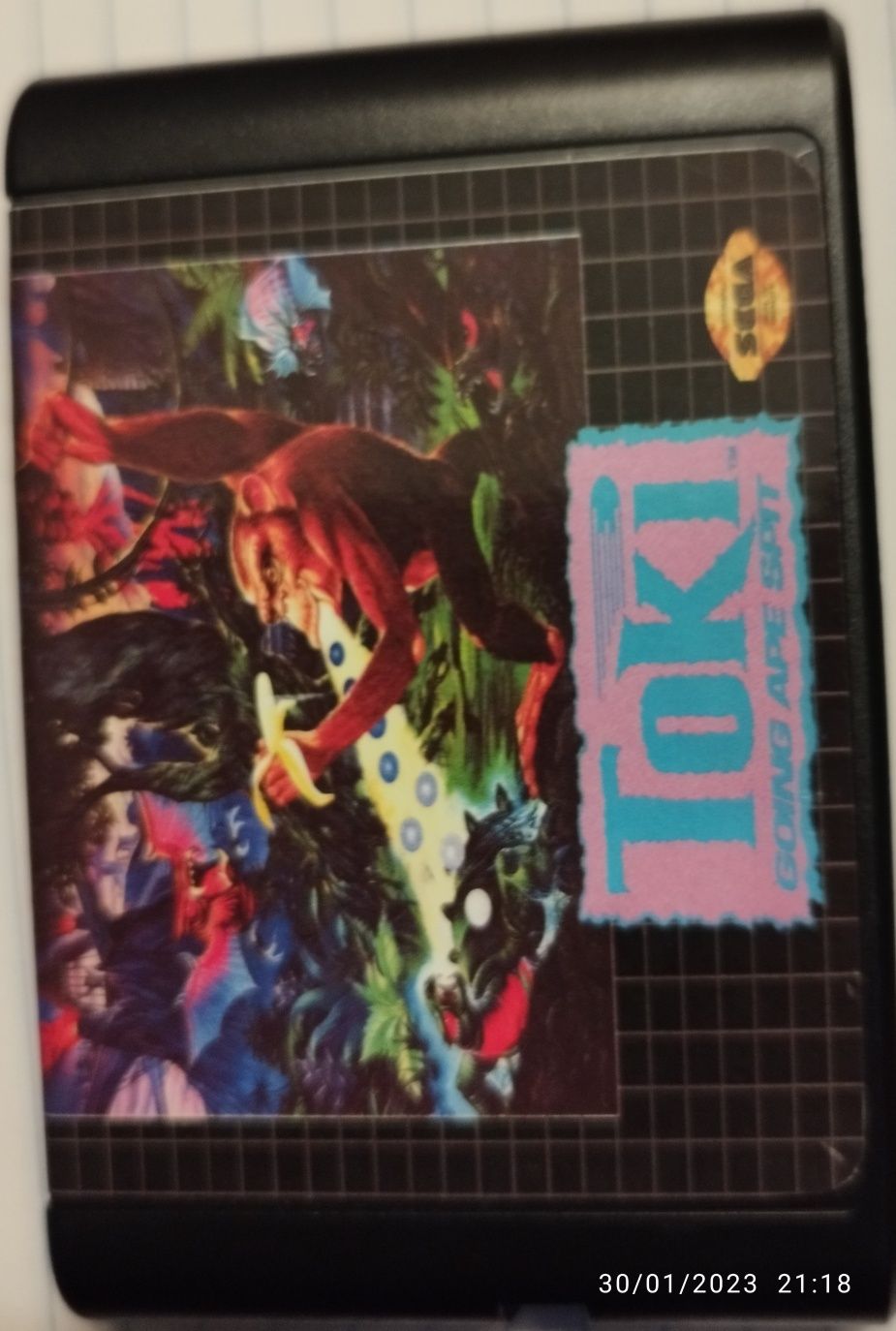 Troco cartucho do jogo Toki para megadrive