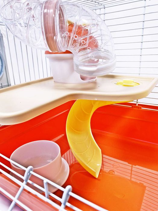 Красивая клетка с туннелями для хомяка. AV3501. 35 x 28 x 27 cm.