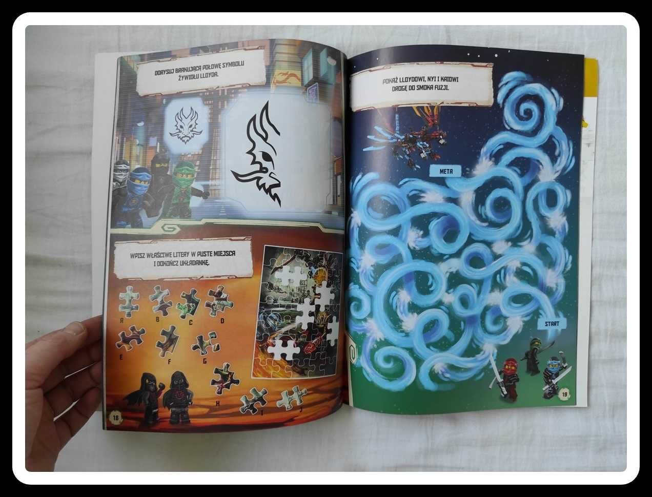 Lego - 2 gazetki z klockami NOWE Jurassic + Ninjago