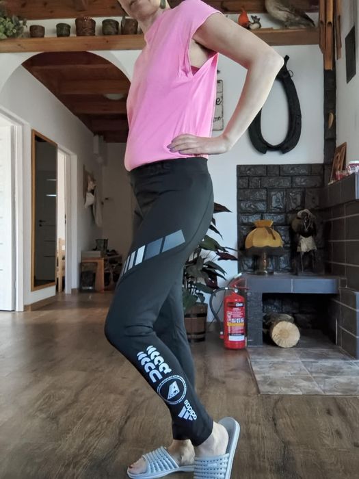 Legginsy sportowe Adidas rozm L/XL