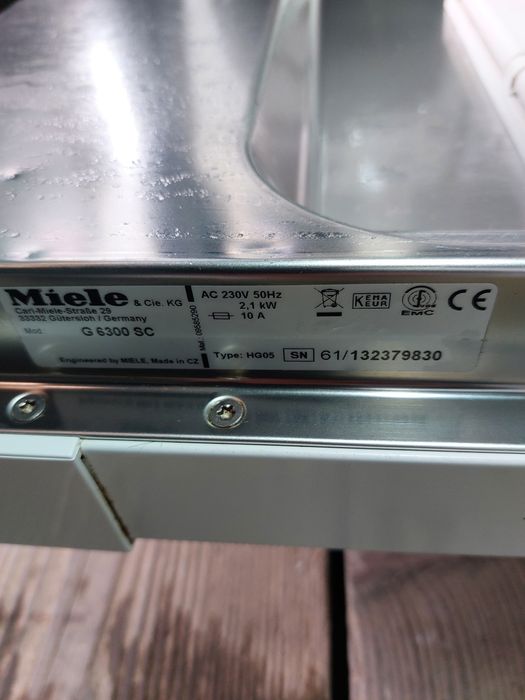 Посудомийна машина посудомийка Miele G 6300 SC окремостояча 60см