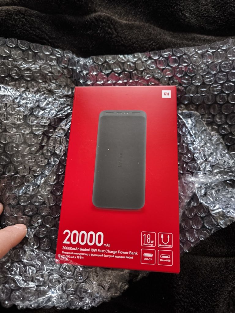 Powerbanka NOWY ZAPAKOWANY Redmi 20 000 mAh 18W fast chargin