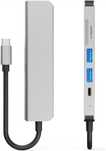 MOOKEENONE Stacja dokująca 6 w 1 USB-C HUB typu C