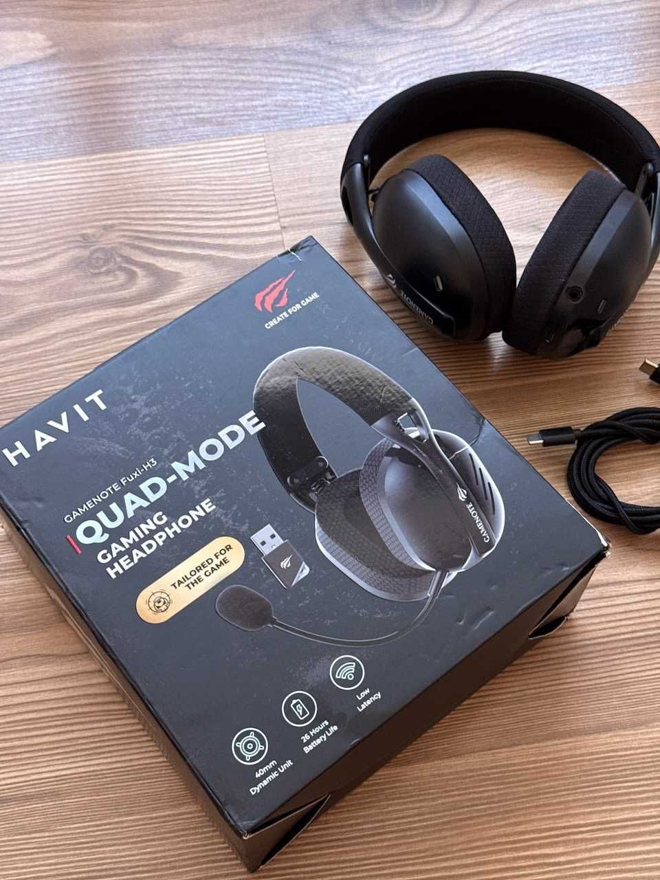 Auscultadores gamer Havit Gamenote Fuxi-H3 (preto)