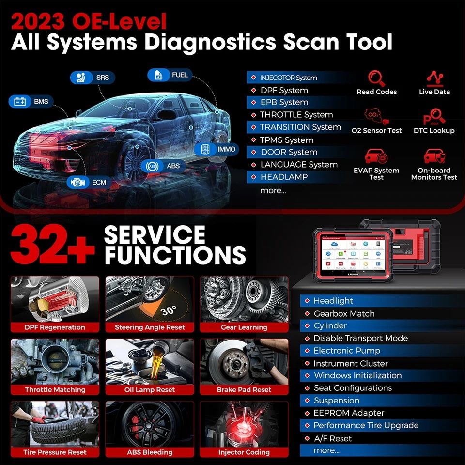 Máquina Diagnóstico Profissional OBD2 Launch X431 PRO ELITE novo