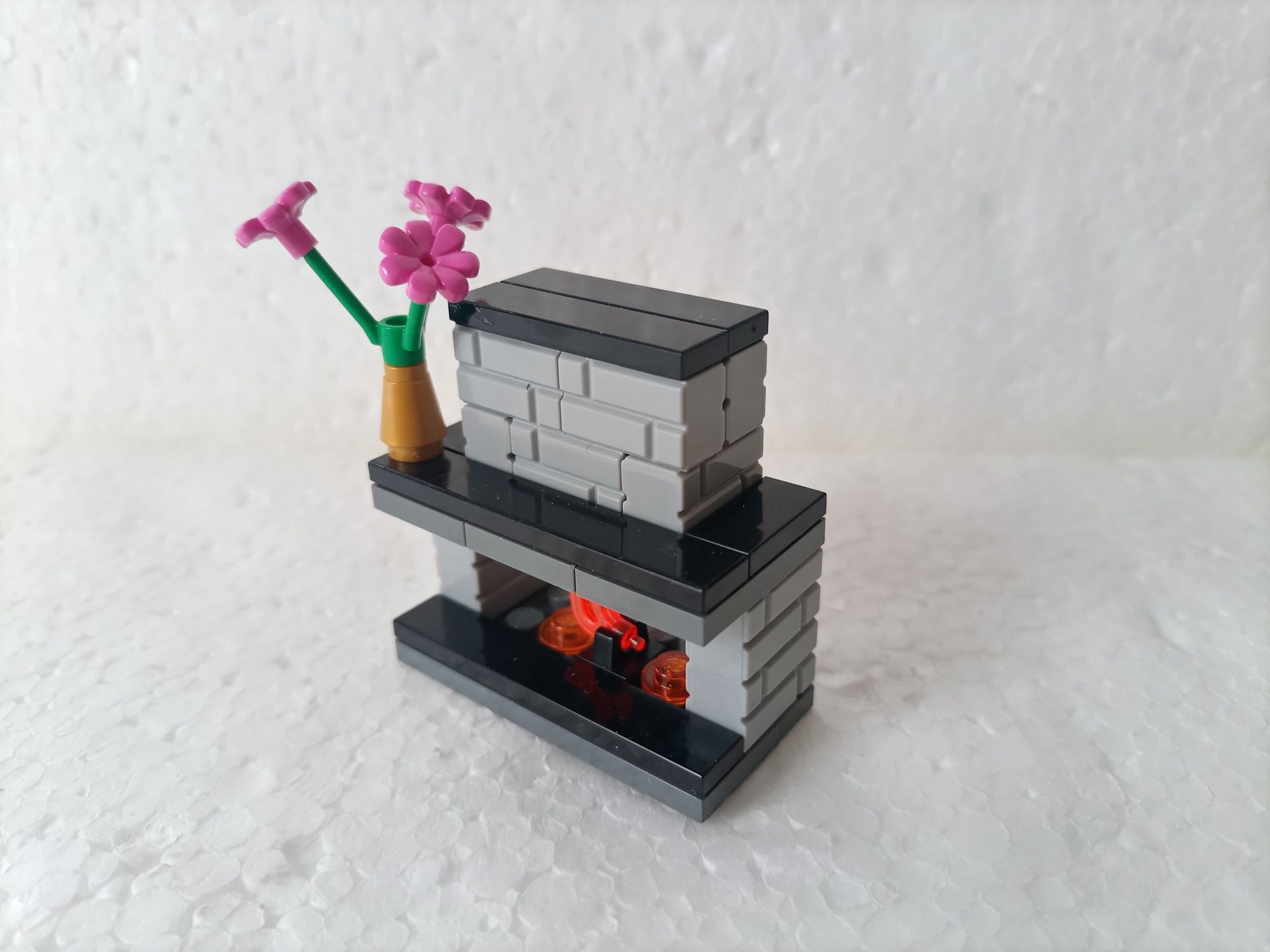 Klocki LEGO kominek dom