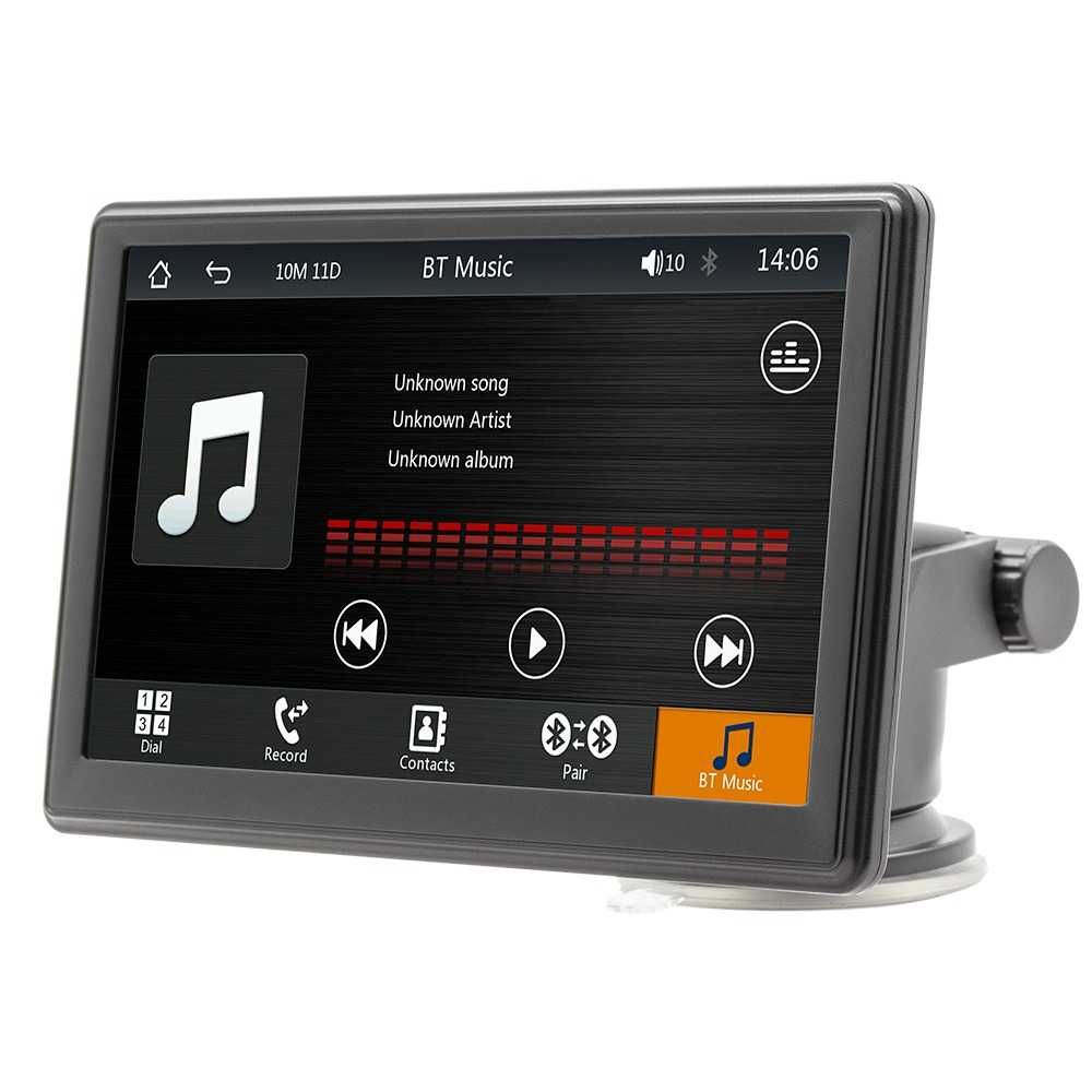 CarPlay | Android Auto Sem Fios | Écran Tátil 7” + Comando Remoto