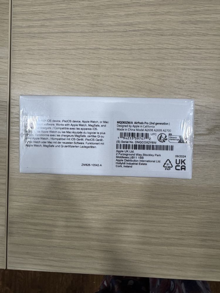 Nowe zafoliowane Air pods 2 pro