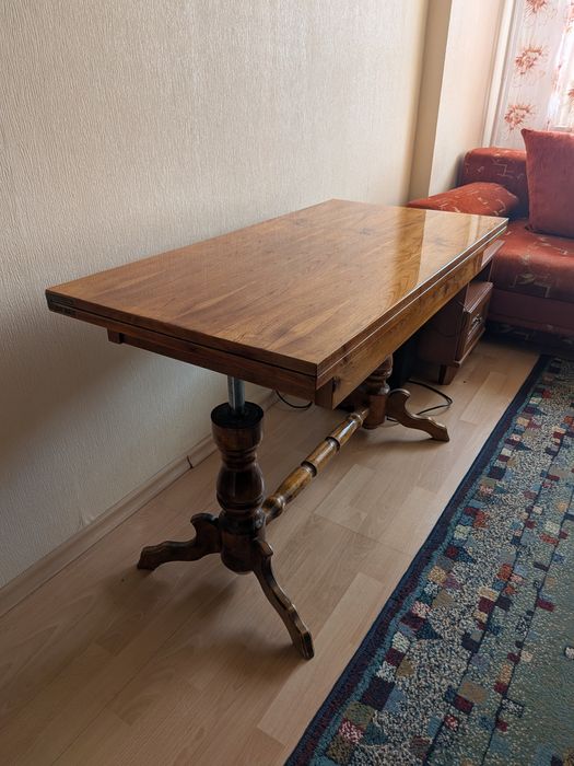 Ława z funkcją rozkładania do kwadratowego stołu