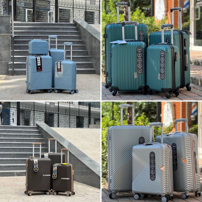 Море чемоданов!Чемодан Польша на колесах,валіза,сумка на колесах,дорож