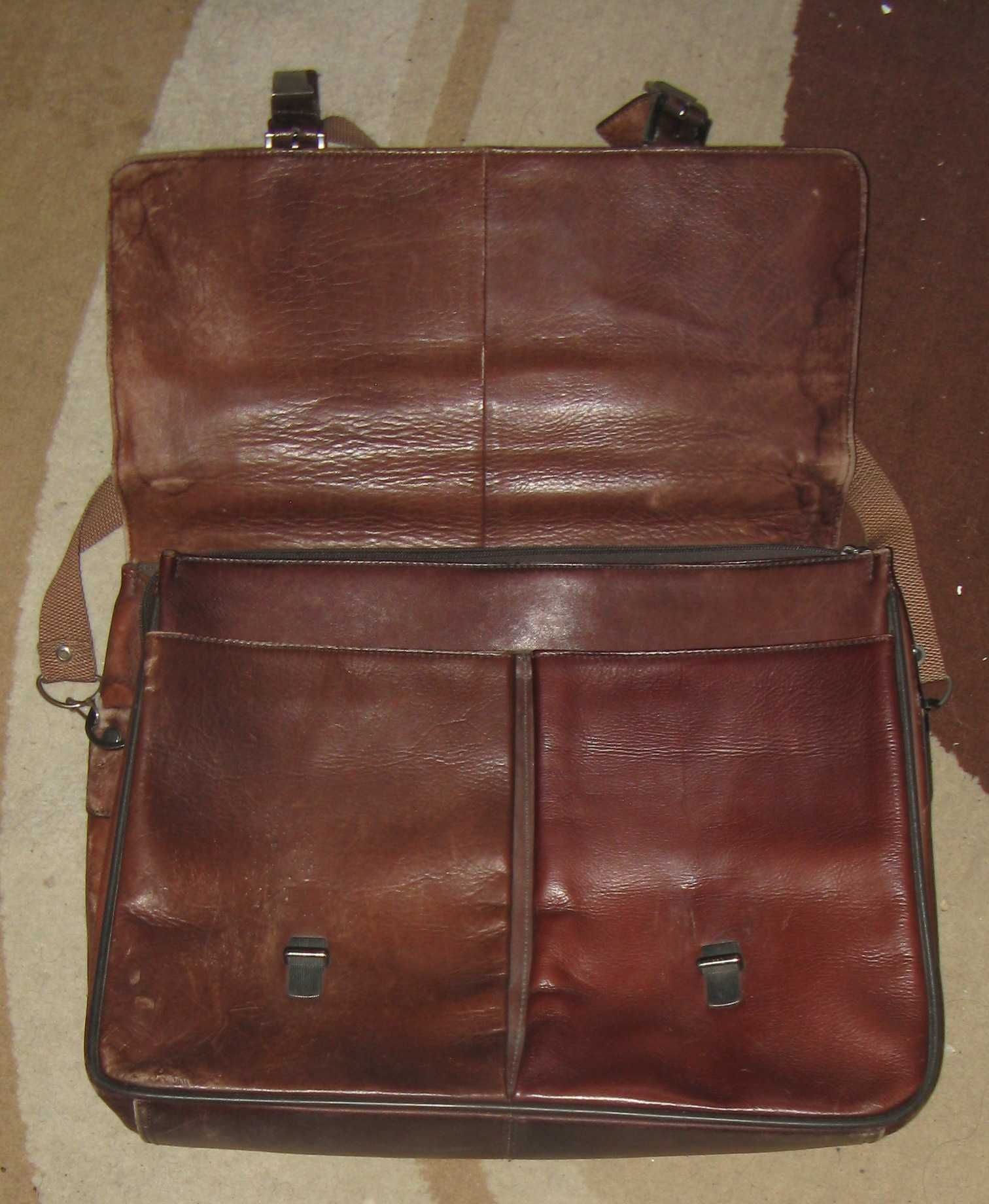 Мужская кожаная сумка портфель Jasper Conran