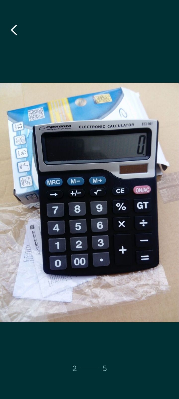 Kalkulator duży biurkowy