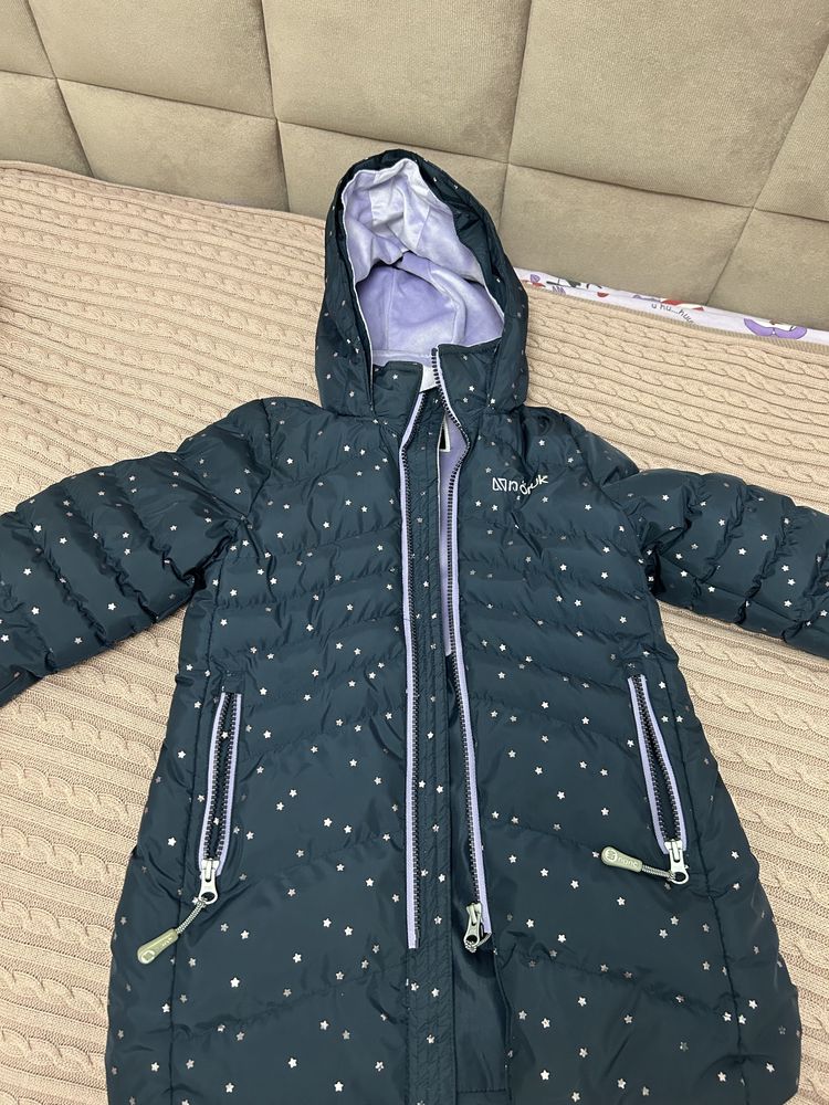 Пуховик зимова куртка для дівчинки 3-5 років