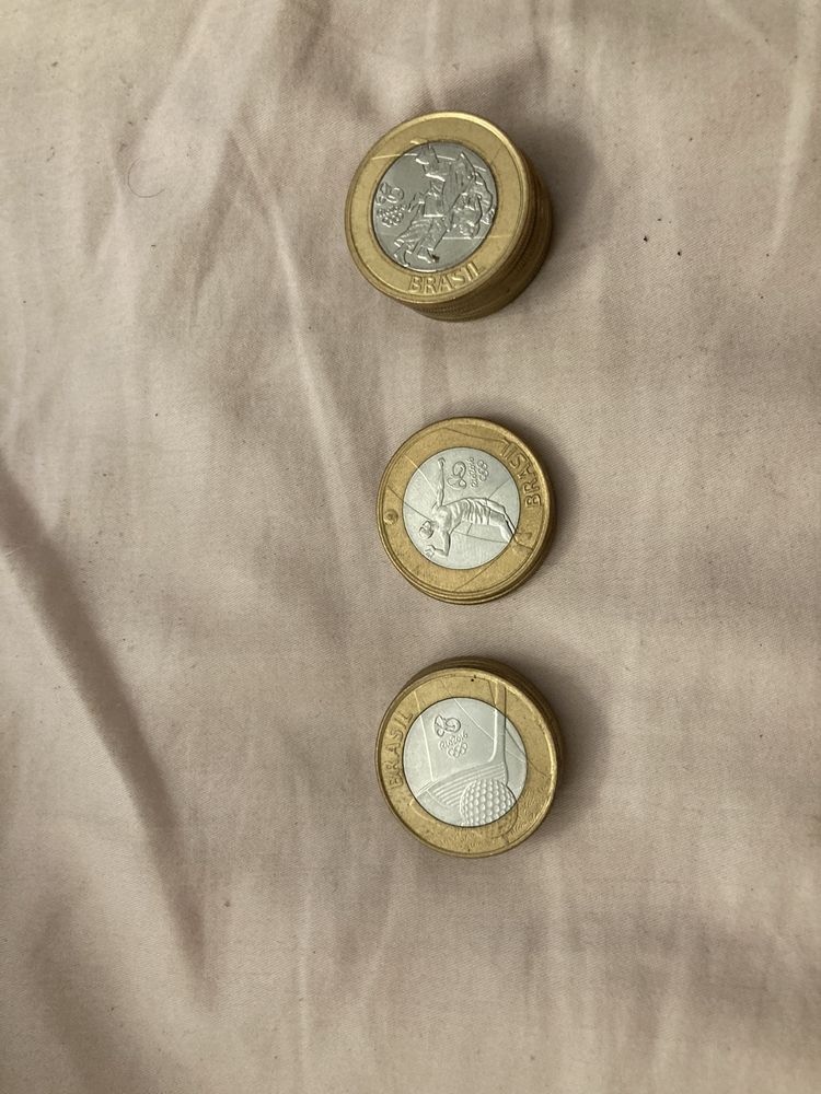 Moedas 1 real olimpiadas brasil