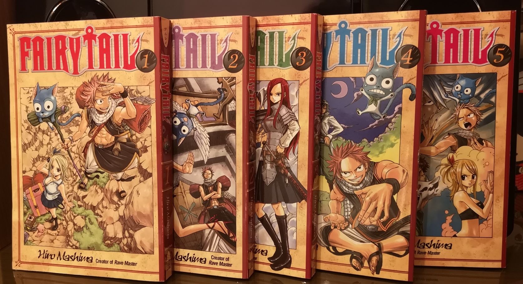 Mangá Fairy Tail - 3 volumes