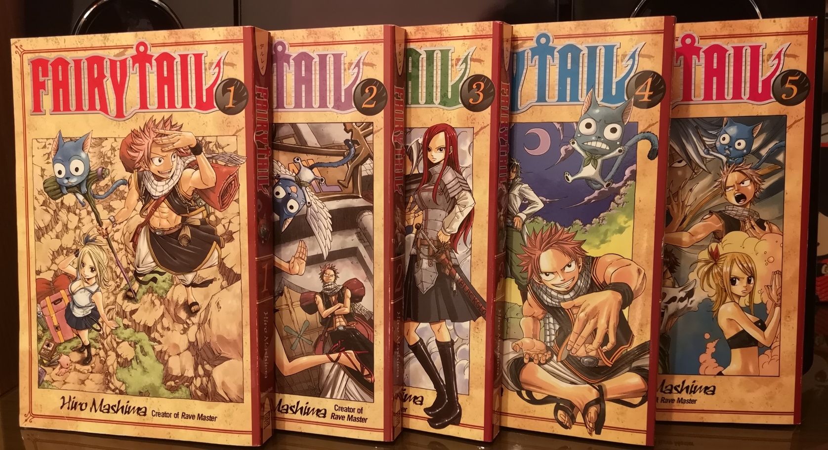 Mangá Fairy Tail - 5 volumes