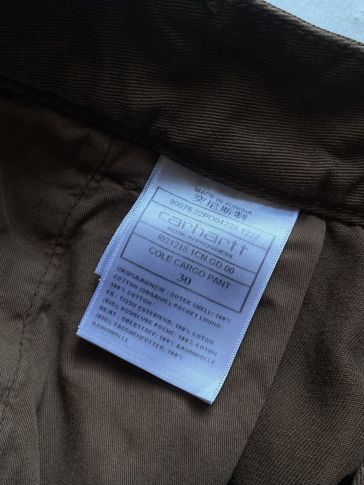 Carhartt Cole Cargo Pants Brown карго штаны кархартт коричневые