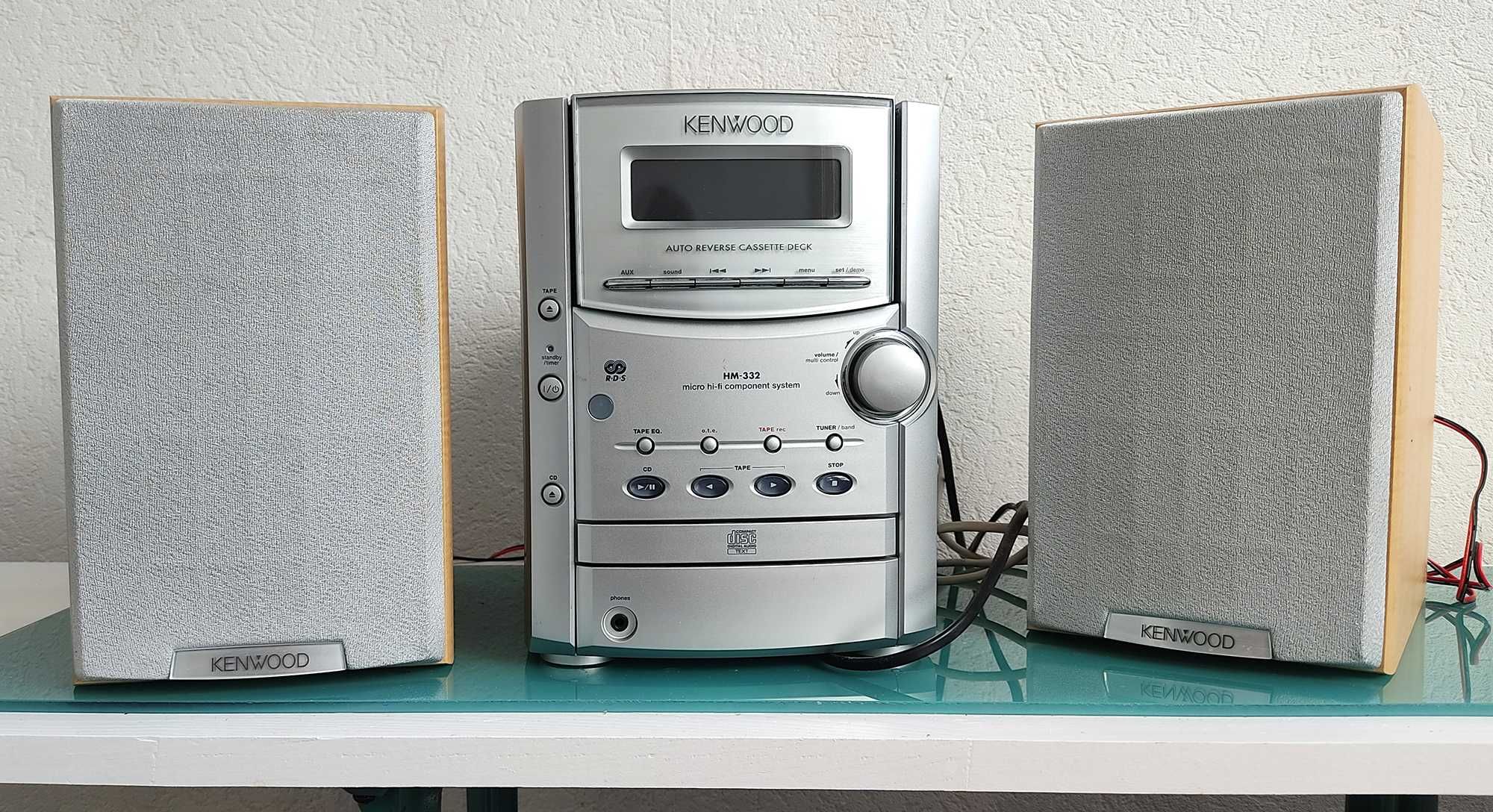 Музыкальный центр kenwood LS-М32E-S hi-fi усилитель кассетник сд-плеер