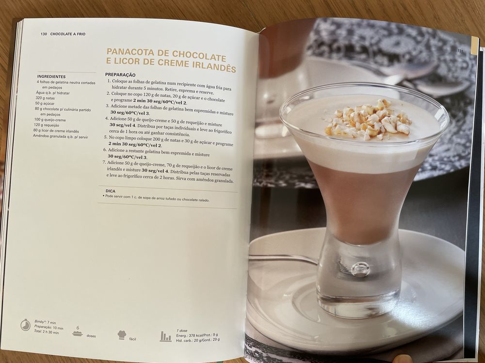 Livro Bimby “Chocolate… simplesmente irresistivel”