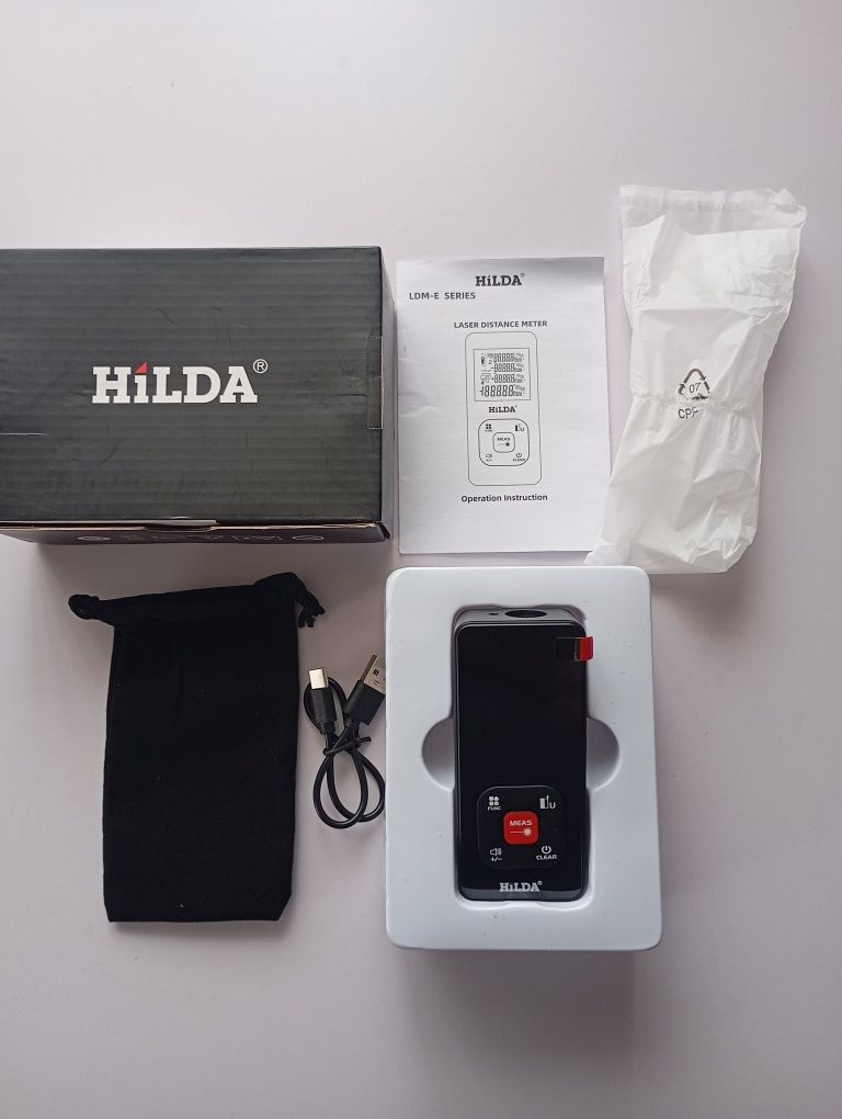 Лазерний акумуляторний далекомір Hilda 50 М рулетка