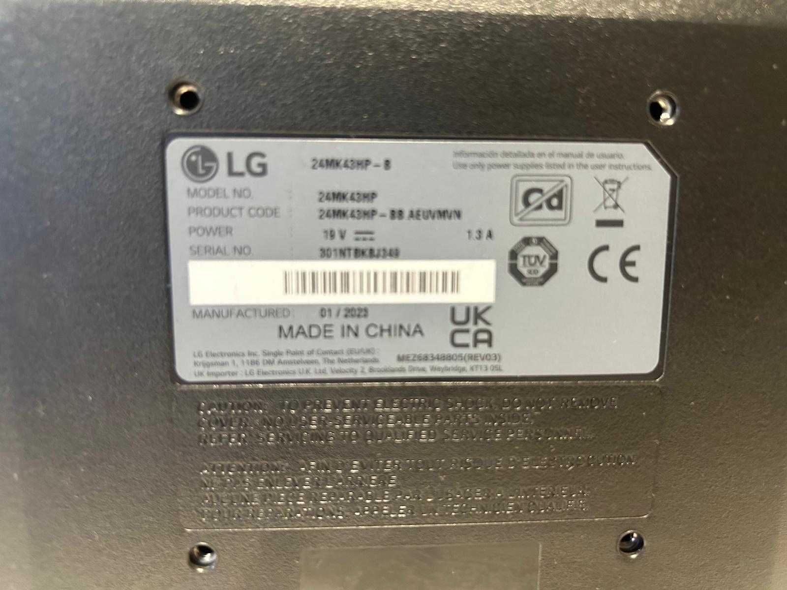 Vendo Monitor LG 23.8 ''