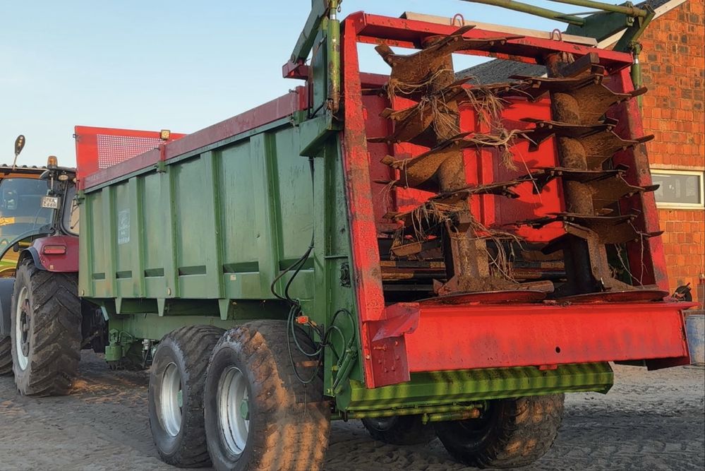 rozrzutnik obornika coutand 14ton tandem jeantil tebbe brochard fliegl