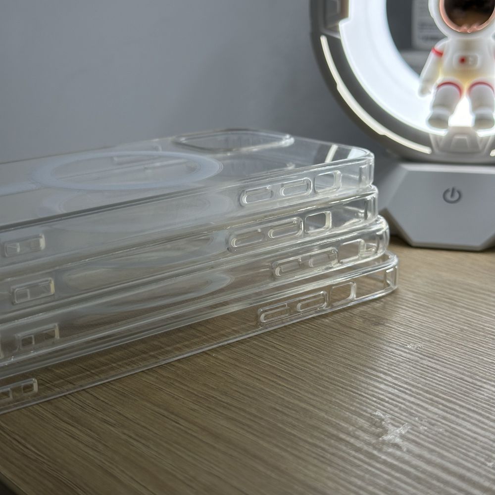 Прозорий чохол з magsafe clear case iphone від x до 15 pro max