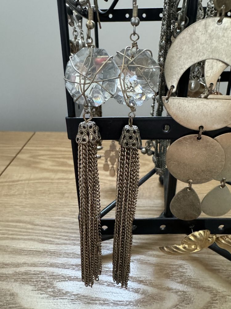 Brincos vintage variados com pouco uso
