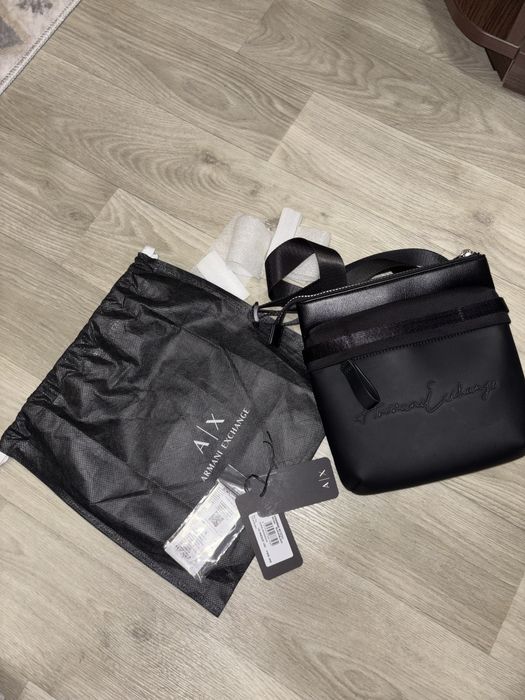 Сумка Armani Exchange барсетка через плечо армани ексченж