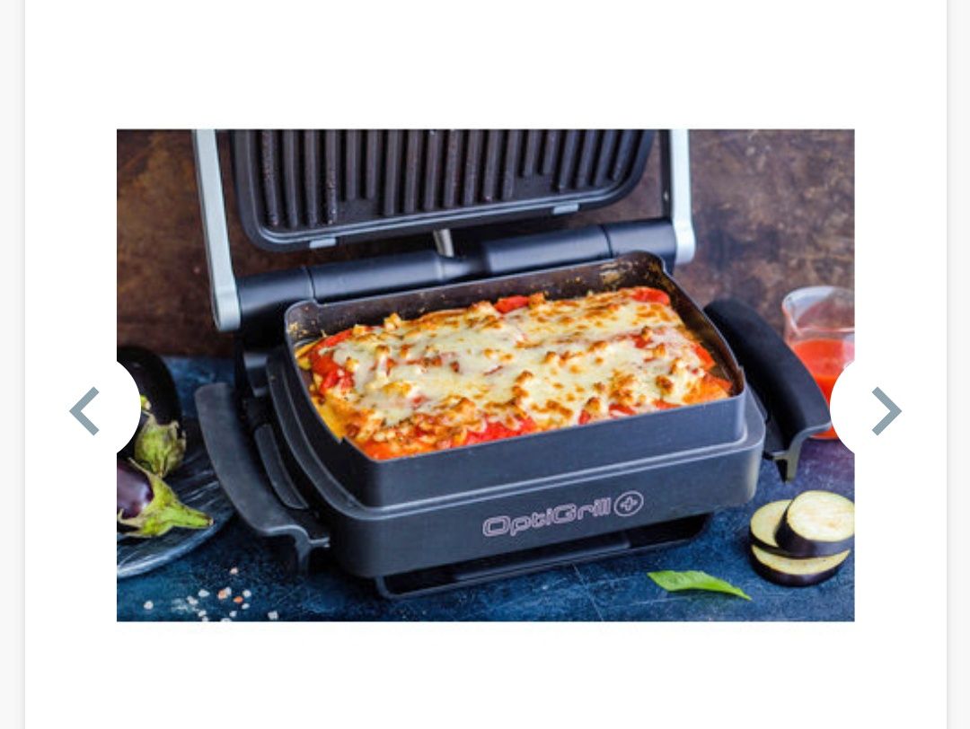 Гриль Tefal OptiGrill+ XL GC724D12+форма для випічкиGC750D30