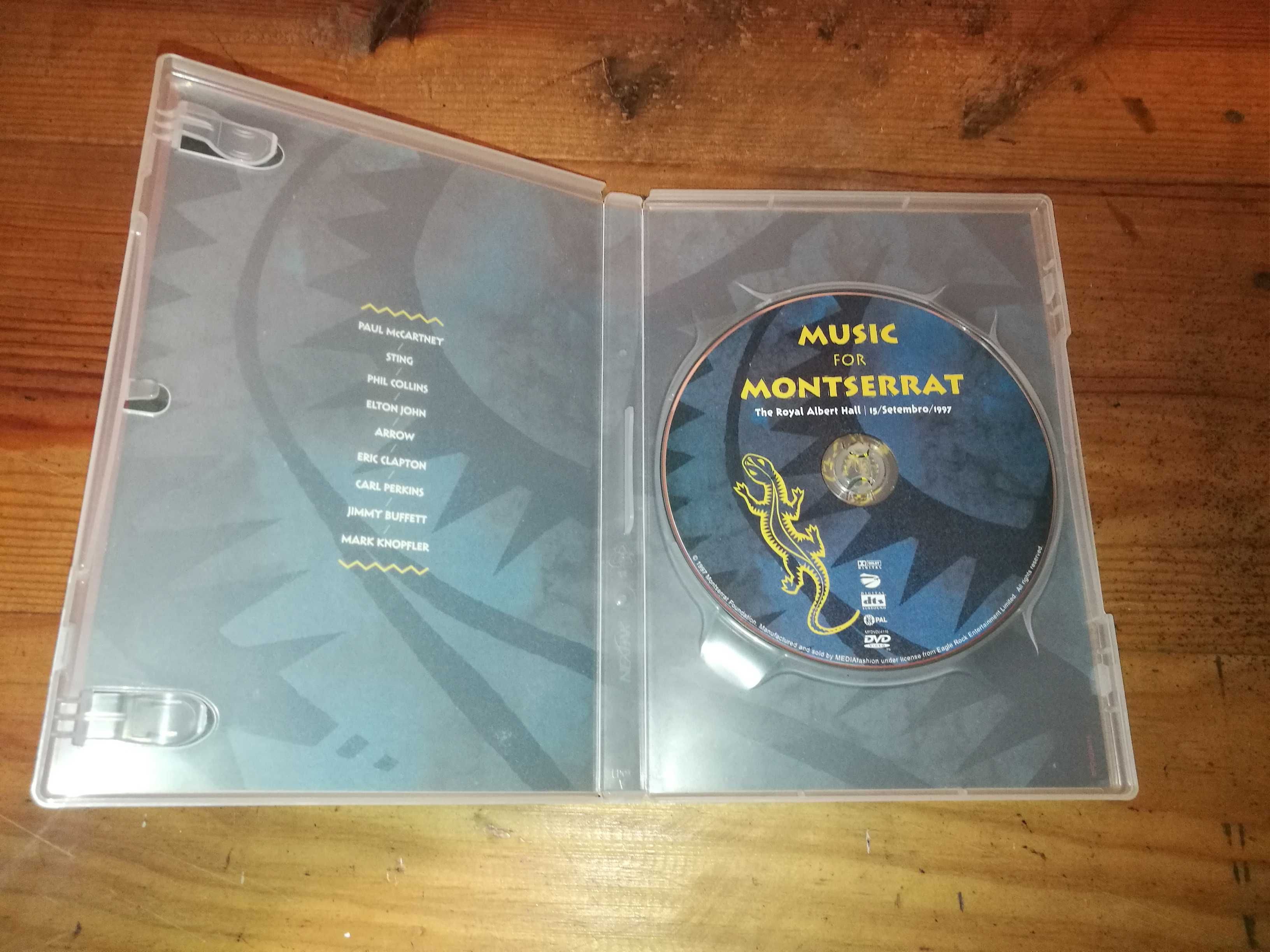 VÁRIOS - Music For Montserrate 	DVD MUSICA