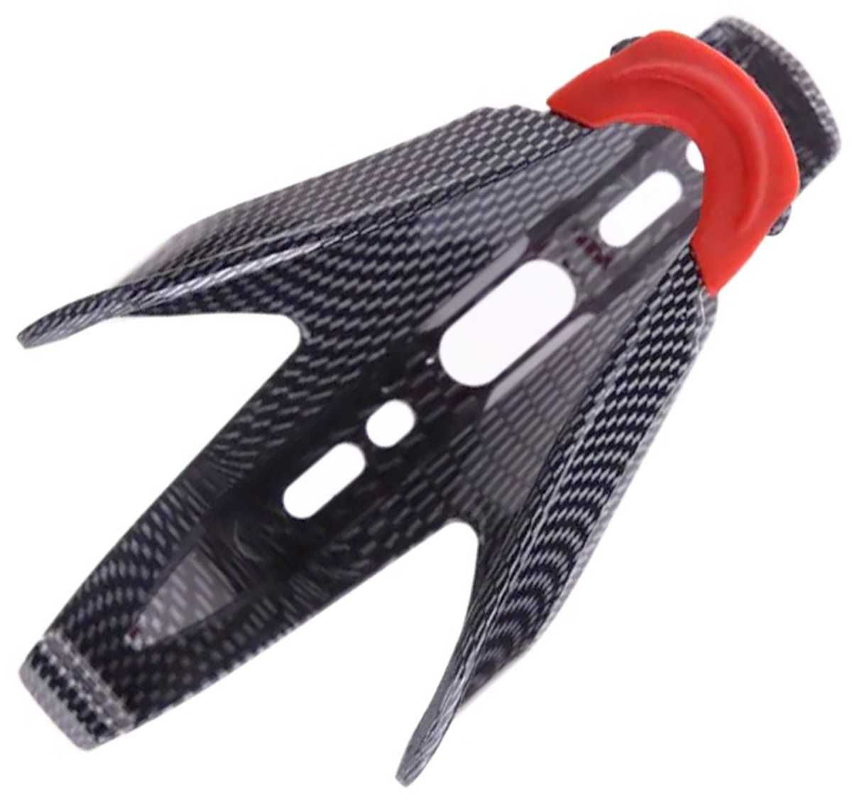 NOWE! Rowerowy uchwyt koszyk na bidon butelkę napój carbon look rower
