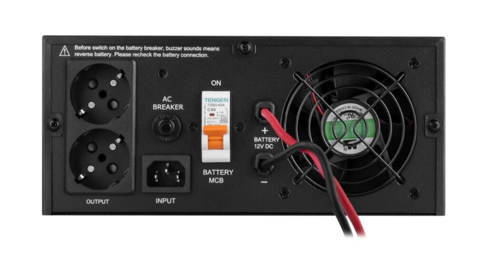 ДБЖ з правильною синусоїдою 12V LPE-B-PSW-1000VA+ (600Вт) 1-30A
