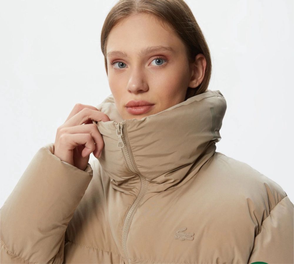 Lacoste пуховик куртка пуфер жіноча натуральний пух 34 XS