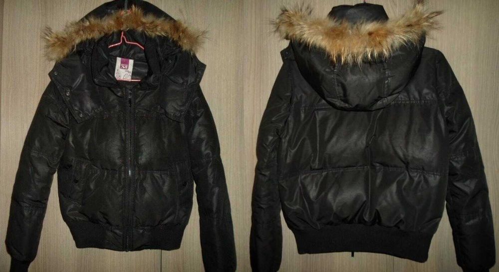 Куртка курточка пуховик размер S/M