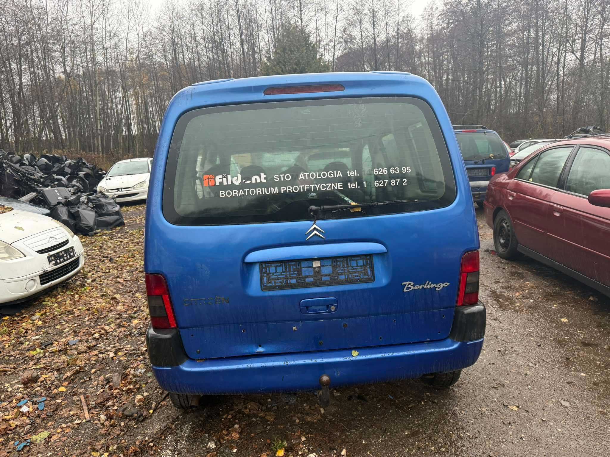 Klapa tylna berlingo 1 fl kod lakieru KMHC