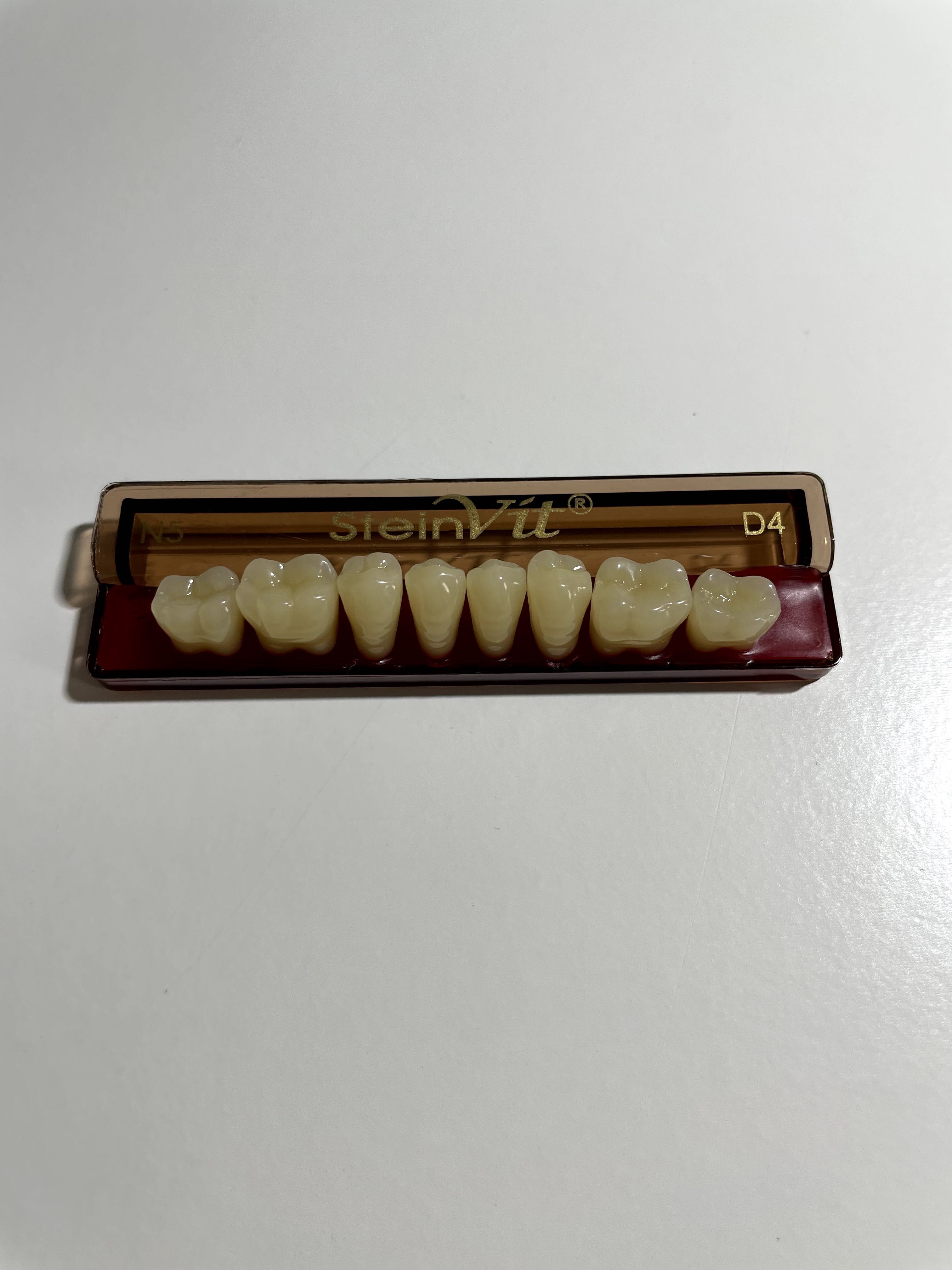 Dentes acrílicos para prótese dentária posteriores