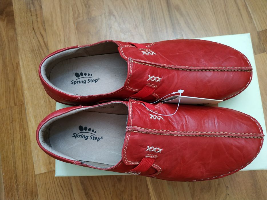 Нові шкіряні туфлі Spring Step, США, р.8.5 (39)