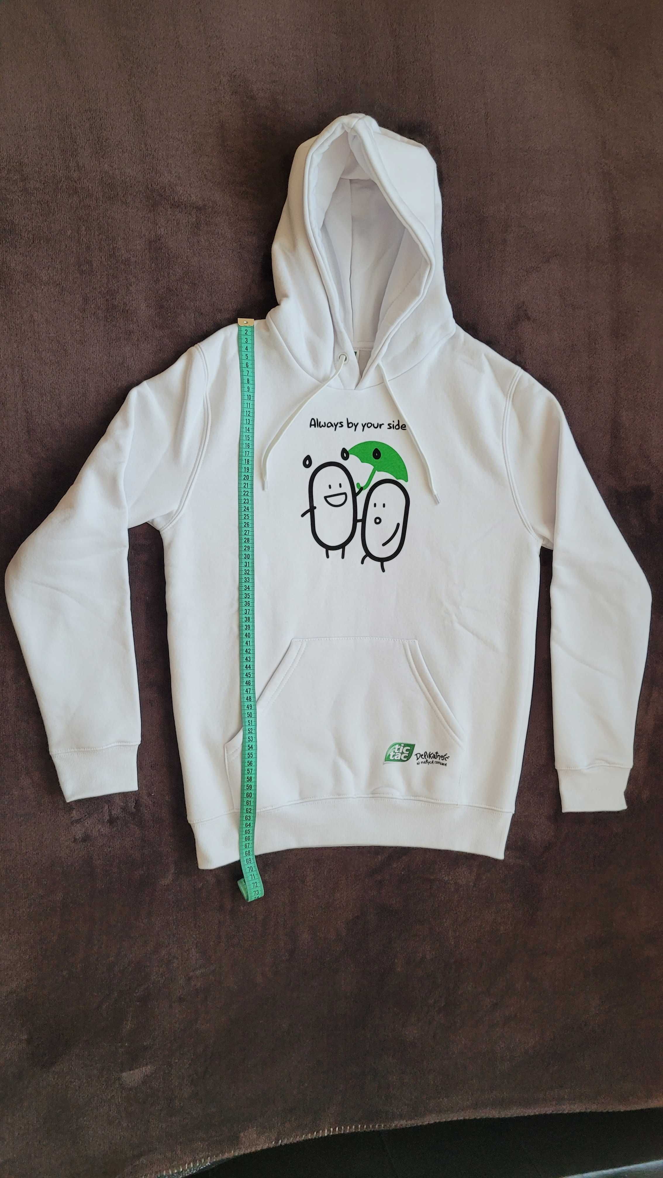 Bluza Tic Tac biała nowa rozmiar S, wersja Always by your side
