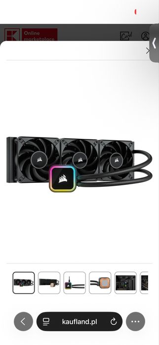 Chłodzenie wodne Corsair  iCUE H150i RGB Elite