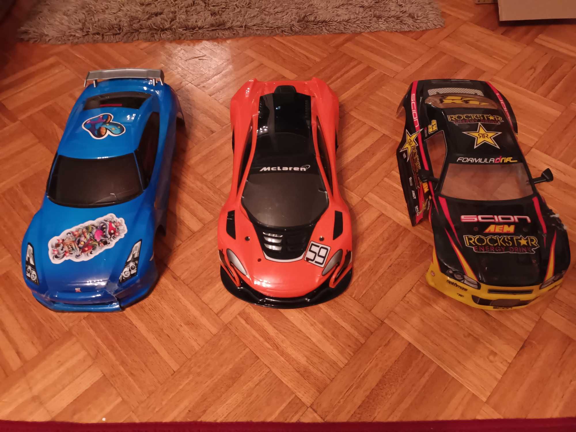 3x skorupa auta RC