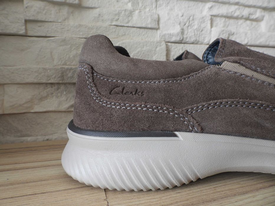 Clarks skórzane lekkie mokasyny 28 cm