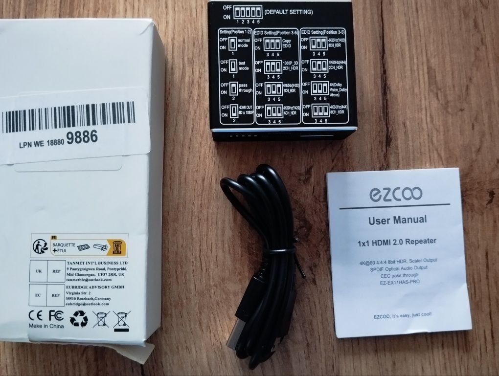 Ekstraktor Audio Rozdzielacz HDMI 2.0