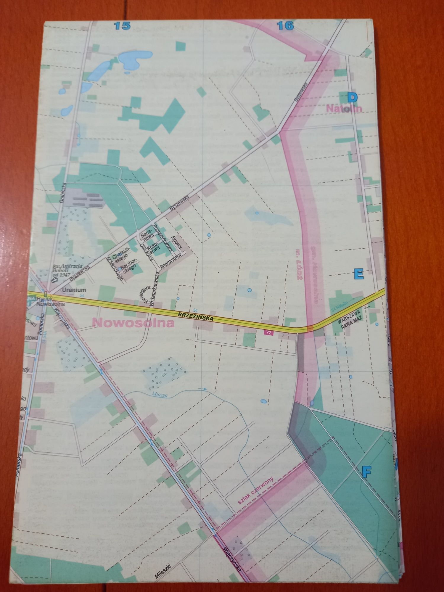 Plan Miasta Łódź 2000rok