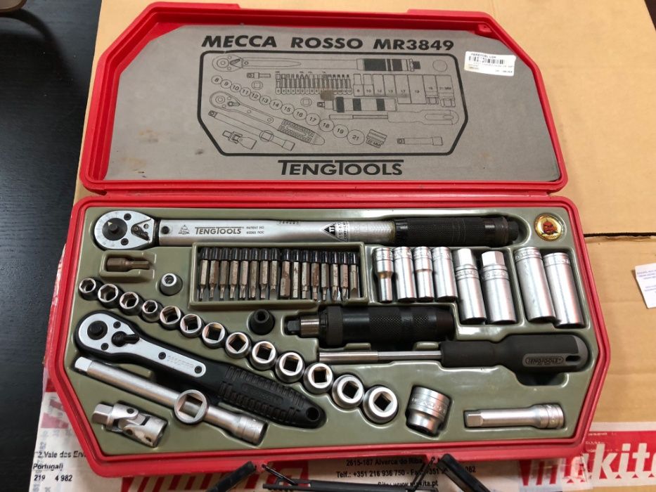 Jogo 49 Peças 3/8" Mecca Rosso Teng Tools MR3849