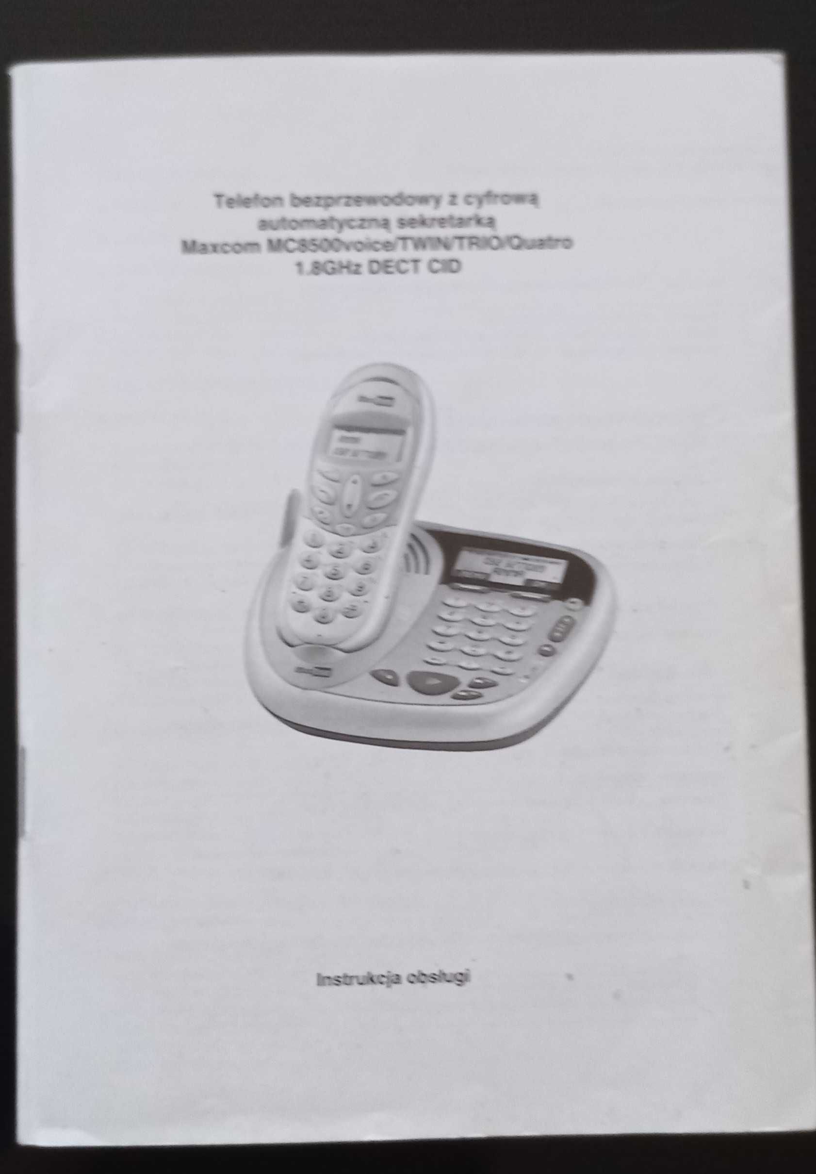 Telefon MaxCom bezprzewodowy MC8500VOICE